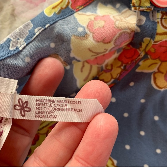 Matilda Jane 435 Top of the Class Rayon Sundress Polka Dot Floral layered skirt - Picture 5 of 7